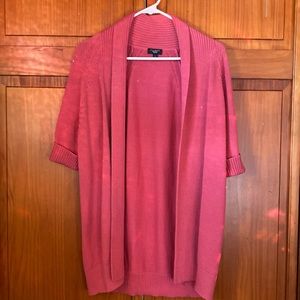 Women’s Talbots Coral Sweater with 3/4 length sleeves Size Small Petite